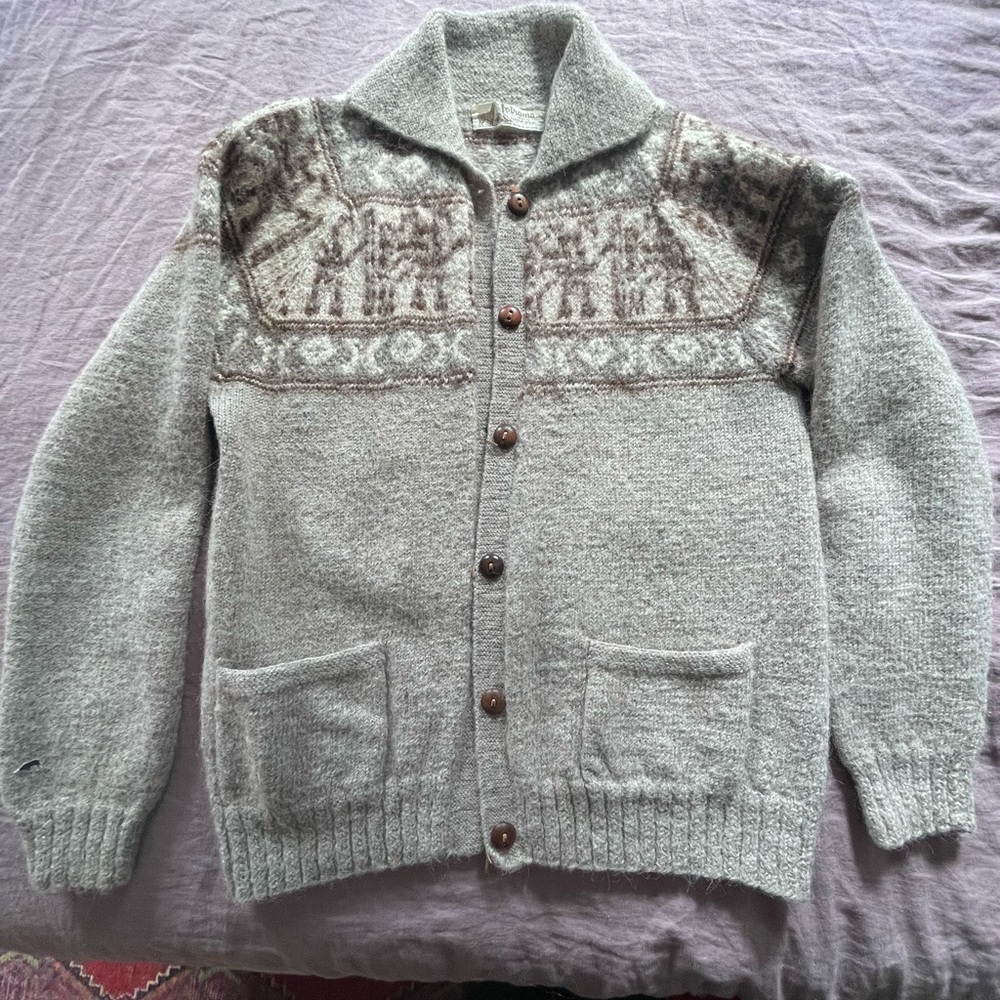 Alpaca Wool Brown Sweater